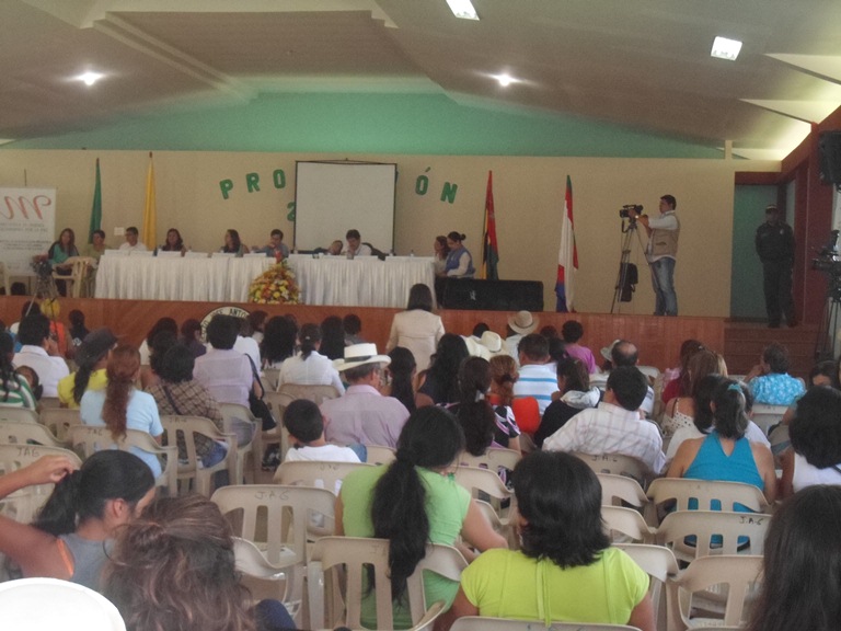 Alianza iniciativa mujeres por la paz socializó plan local de salud para el corregimiento de Riachuelo