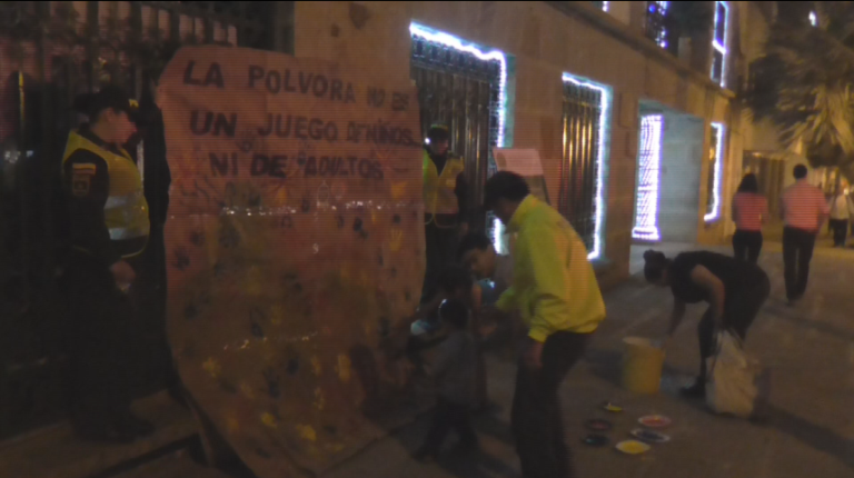 Buen resultado dejo la campaña “La Pólvora No es Juego de Niños Ni de Adultos”