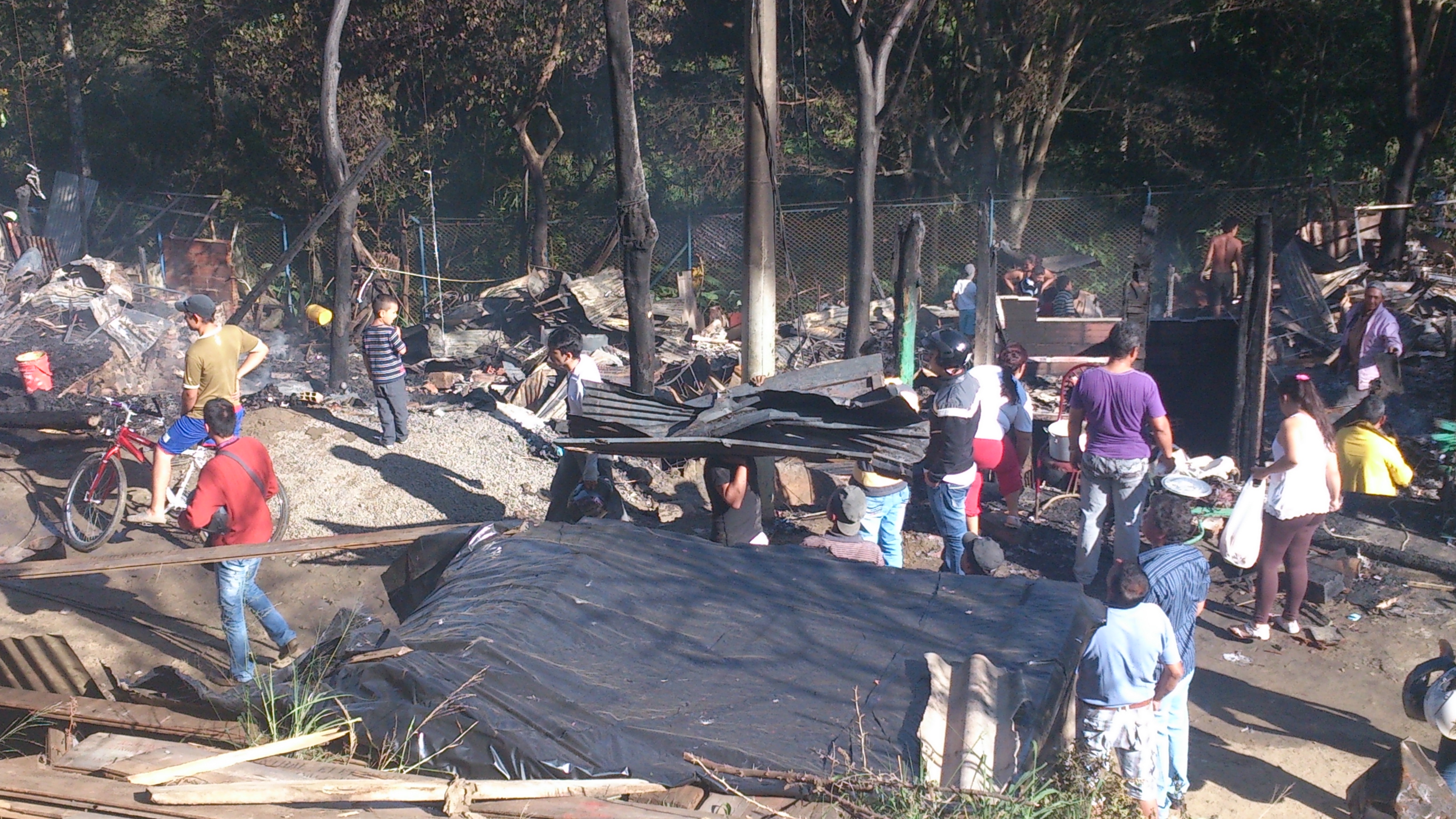 Incendio en San Martín Deja 23 familias sin Casa