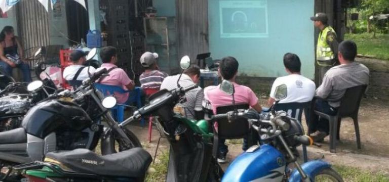 Se cumplió Campaña en el municipio de Paramo para prevenir accidentes de transito