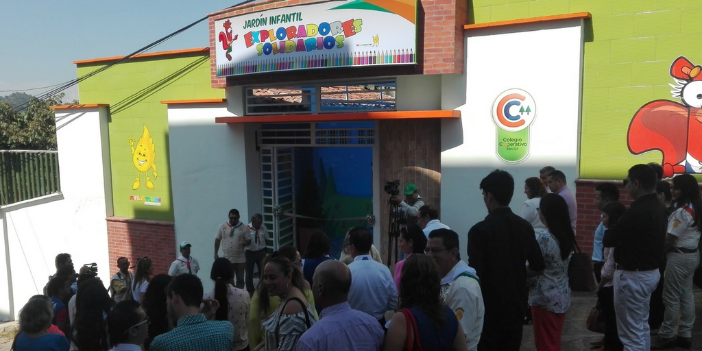 Nuevo colegio infantil en San Gil,  “Exploradores Solidarios  Aflatoom”