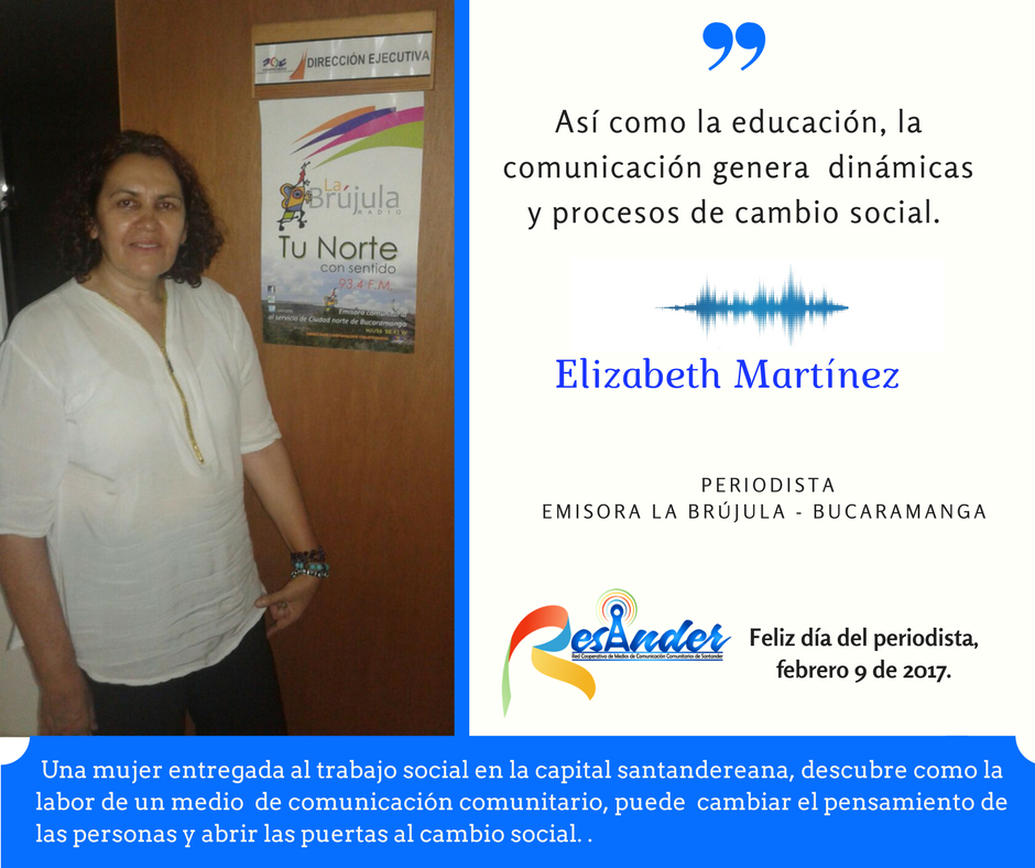 Feliz día, Elizabeth Martínez.