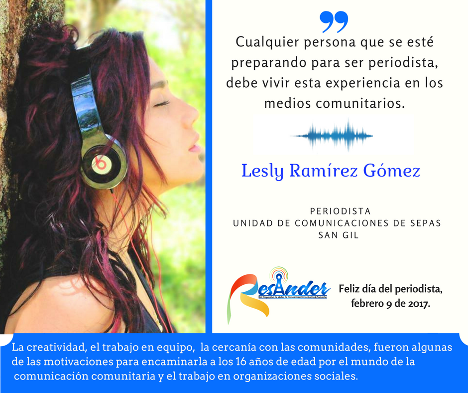 Feliz día, Lesly Ramírez Gómez.