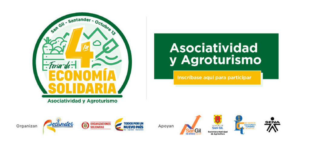 San Gil vivirá la 4ta. Feria de Economía Solidaria.