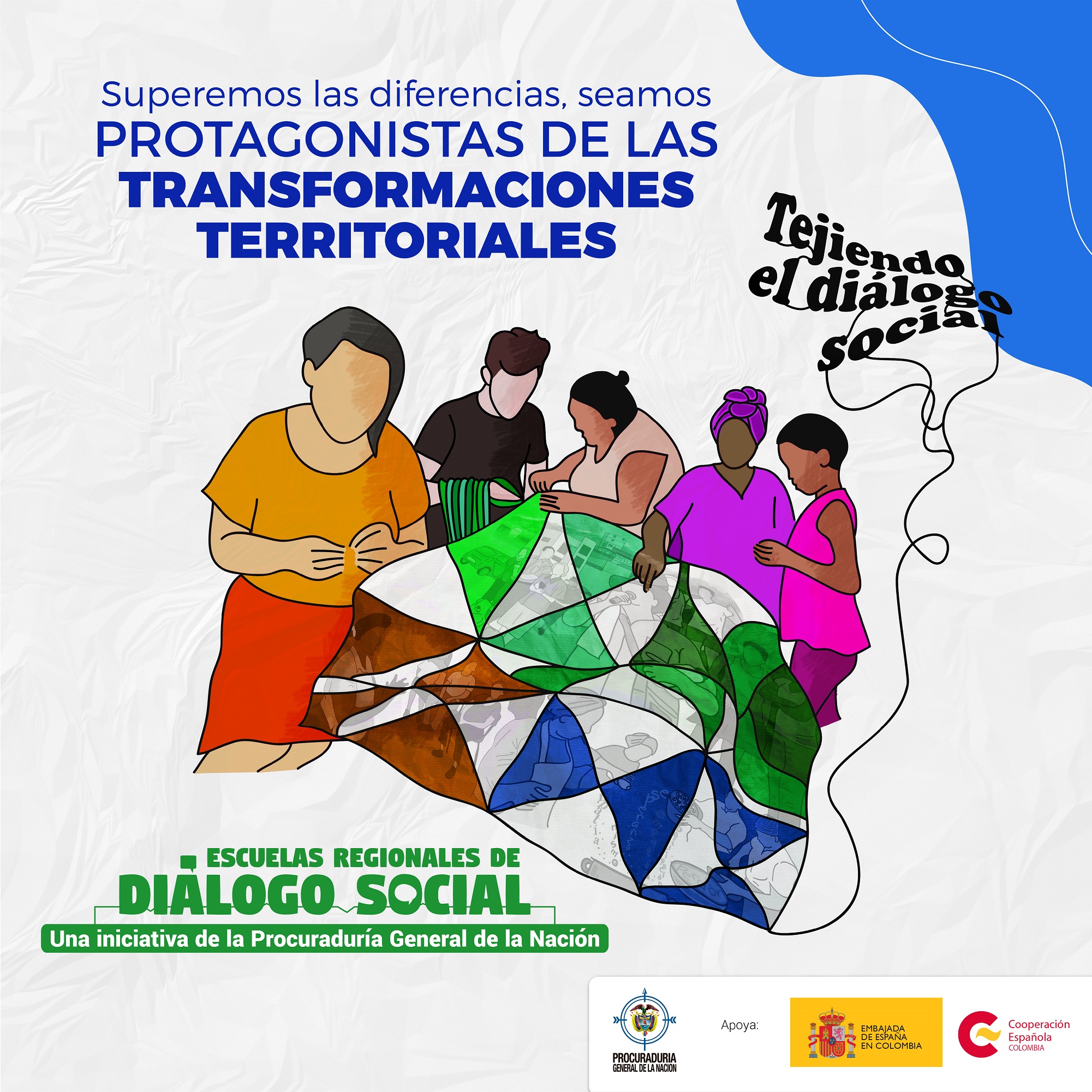Flyer5 - Mensaje 6 - La colcha del dialogo social